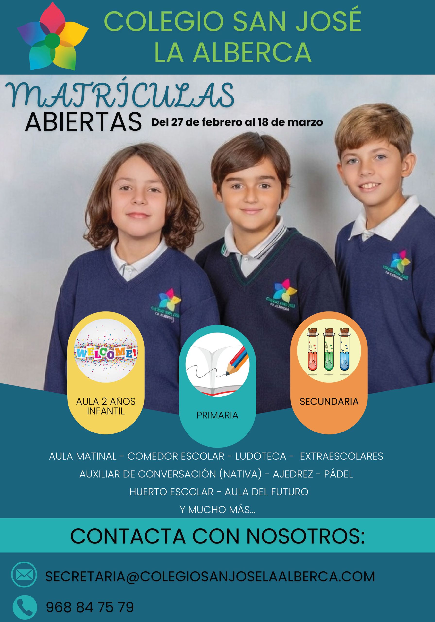 Colegio San José La Alberca Jornada de Puertas Abiertas 2026